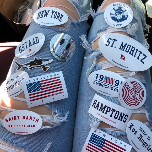 Brandy Melville Other - ❤️(15) BRANDY MELVILLE STICKERS GOOD VIBES MALIBU
